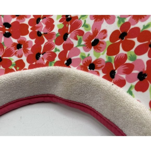 Lady Hagen Golf  Visor FloralPattern Red Pink Green Orange Black Stretch Back - Picture 4 of 4